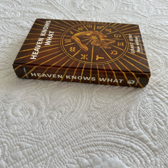 VINTAGE 1977 Astrology Book Heaven Knows What by Grant Lewi Rare Cover - Picture 3 of 7